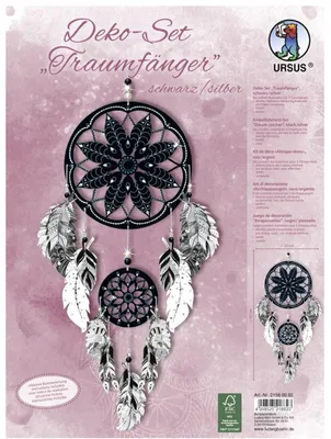 Produktbild von URSUS 2156 00 02F, Bastelset für Kinder, Papier, Schwarz, Silber, 1 Stück(e)