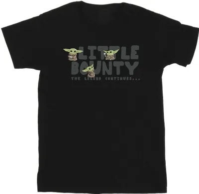 Produktbild von Star Wars The Mandalorian - "Little Bounty Hunter" T-Shirt für Herren BI47314 (5XL) (Schwarz)