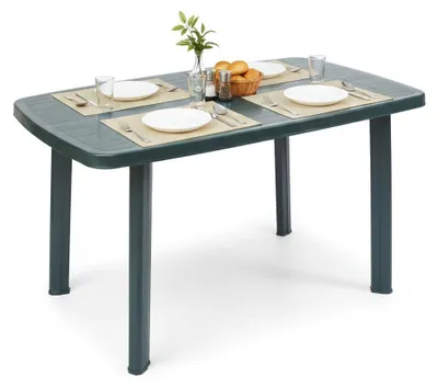 Produktbild von Greggs - Gartentisch, 137x85x72 cm Grün, 6 Plätze  Italy