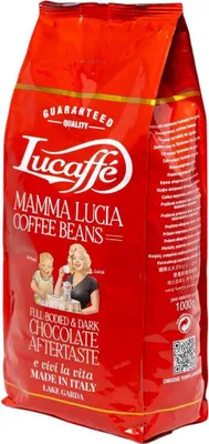 Image de Lucaffe Espresso Kaffee Mamma Lucia, 1kg de grains entiers