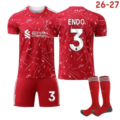 Produktbild von #3 ENDO 26-27 Liverpool home game football jersey for Kids and Adults SIZE:24