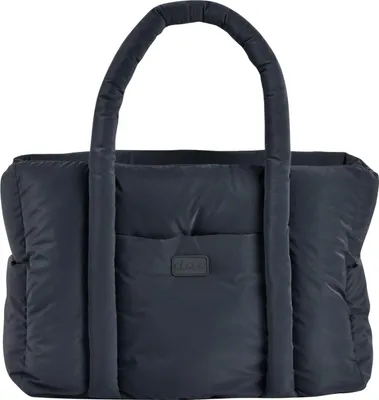 Image de BÉABA, sac à langer pour bébé, avec plusieurs compartiments, 10 poches, valise à roulettes avec fermeture éclair, bandoulière, sac isotherme, matelas à langer, résistant à l'eau, capacité 16L, sac Paris, gris foncé chiné