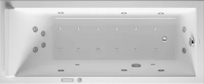 Produktbild von Duravit Duravit Rechteck-Whirlwanne STARCK 155 l 170x70 we 1 RS Combi-Syst E