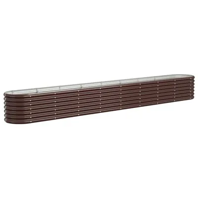 Immagine prodotto di Letto rialzato Acciaio verniciato a polvere 332x40x36 cm Marrone