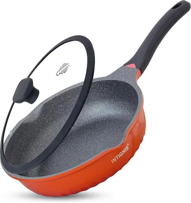 Immagine prodotto di Padella con coperchio, rivestimento antiaderente, 28 cm, adatta per induzione
