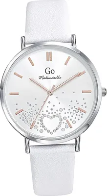 Immagine prodotto di Girl Only orologio da polso al quarzo da donna Mademoiselle con motivo a cuore e cinturino in pelle bianca D2UGO699606