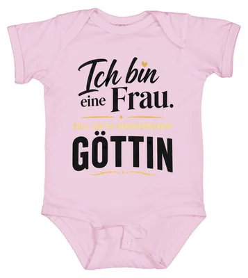 Immagine prodotto di Sono una dea. Devo spiegarlo? (Dichiarazione sarcastica). Body per neonato, rosa, taglia 6/12