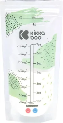 Obrázek produktu pro Kikkaboo Lactty sáček na mateřské mléko s teplotním čidlem 50 kusů Jedna velikost