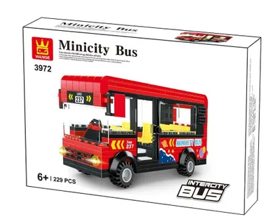 Produktbild von Wange 3972 – Linienbus, 229 Teile | Kompatible Bausätze