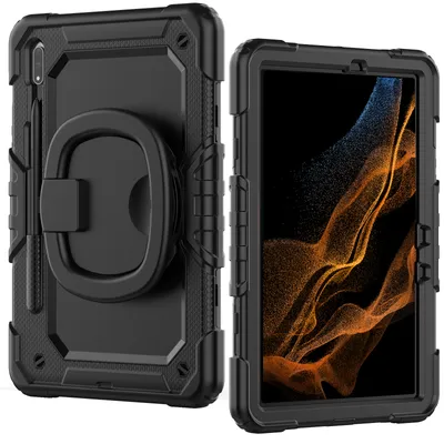 Zdjęcie produktu dla Pokrowiec ochronny na tablet Samsung Galaxy Tab S7/S8 T870/X700 11 cali Smart Cover Case Zewnętrzne etui zabezpieczające przed dziećmi