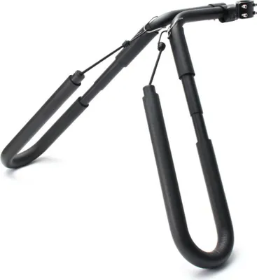 Produktbild von Surfbrett Fahrraeder Traeger Gepaecktraeger Fahrrad Skimboard New Side Kiteboard Holder Aluminium + Weichschaum gepolstert【Schwarz】Geeignet für die meisten Fahrräder