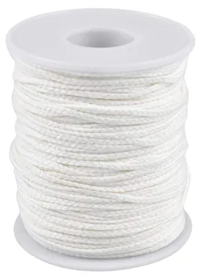Produktbild von 61m Kerzendocht Candle Wick Kerzen Dochte aus Baumwolle, Geflochtene Flachdocht Runddocht für die Kerzenherstellung, DIY Kerze, Öllampe