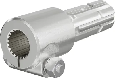 Zdjęcie produktu dla Wał WOM, tuleja WOM 175 mm z mocowaniem wielowypustowym 1 3/8" Z21 dla wału wyjściowego 1 3/4" Z6 ciągnika