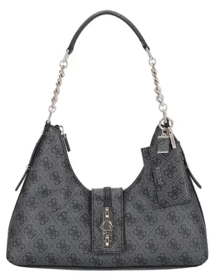 Produktbild von Guess Yvonne Logo Hobo - Schultertasche 32 cm (coal logo)
