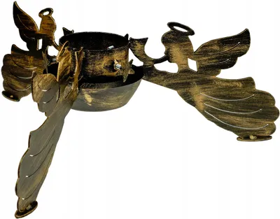 Immagine prodotto di Supporto per albero di Natale in acciaio forgiato Supporto per albero di Natale angelo