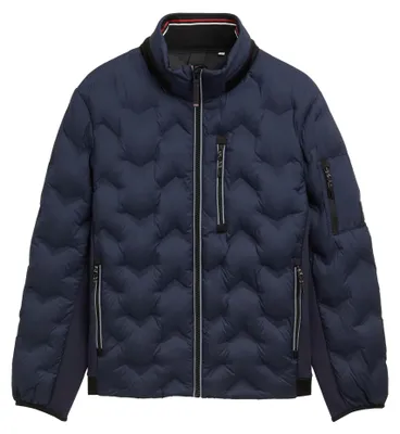 Produktbild von Hybrid Steppjacke mit verstaubarer Kapuze