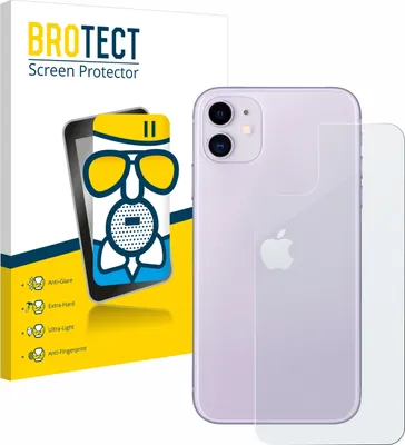 Produktbild von BROTECT Entspiegelungs Schutzglas für Apple iPhone 11 (Rückseite) Schutzfolie Panzer Folie Glas Display Schutz matt