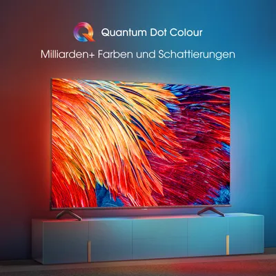 Produktbild von Fernseher TV Hisense 43E78HQ QLED - 43 Zoll (109 cm Bildschirmdiagonale) - 4K Smart-TV - ULtra HD / HDR / Triple Tuner DVB-C/S/ S2/ T/ T2 -  USB-Recording, Bluetooth, Alexa)