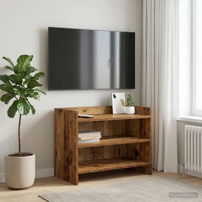 Zdjęcie produktu dla Maison Exclusive - Komody RTV, wymiary: 60 x 33 x 47 cm, wykonane z recyklingowanego drewna i płyty wiórowej