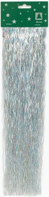 Produktbild von Riffelmacher Lametta gewellt 48 cm 96302 | 500 Fäden | Glanz Silber
