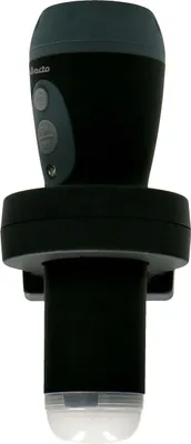 Produktbild von Alecto ATL-110ZT - Aufladbare LED-Taschenlampe/LED-Nachtlicht mit Sensor, Schwarz