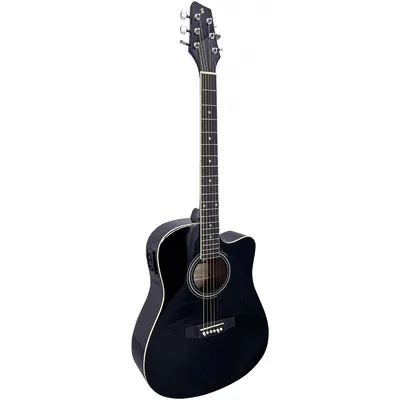 Immagine prodotto di Stagg SA20DCE-BLK, chitarra acustica elettrificata, modello Dreadnought