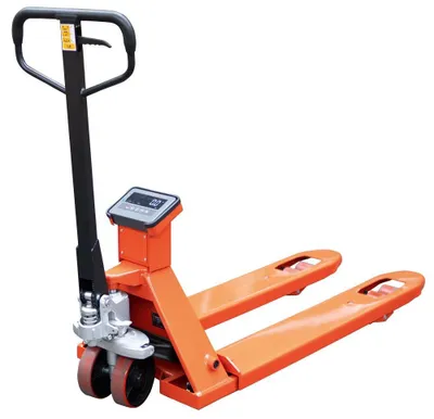 Produktbild von Schefer Gabelhubwagen Eco mit Waage Tragkraft 2000kg