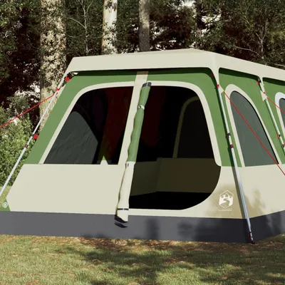 Produktbild von Möbel Kuppel-Familienzelt 10 Personen Grün Quick Release - Campingzelte 4004239