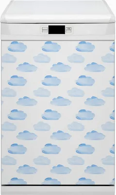Produktbild von Küche Dekorative Magnete  Magnet Folie für Geschirrspüler 45x80 cm   - Wolken