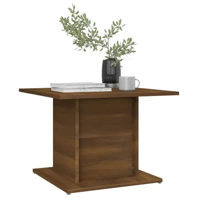 Produktbild von Best Möbel Couchtisch 1PC Moderne - HOMMIE - Satztisch/Kaffeetisch - Braun Eichen-Optik 55,5x55,5x40 cm Holzwerkstoff - Couchtische designMöbel52991
