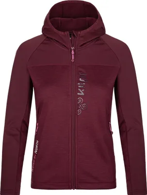 Obrázek produktu pro Dámská mikina KILPI LAYANA-W SL0202KI, tmavě červená, velikost: 34