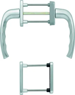 Zdjęcie produktu dla HOPPE Zestaw balkonowy NY 0810/961N/U10/... Alu.F1 63-73mm 4-KT.7mm - 3273792