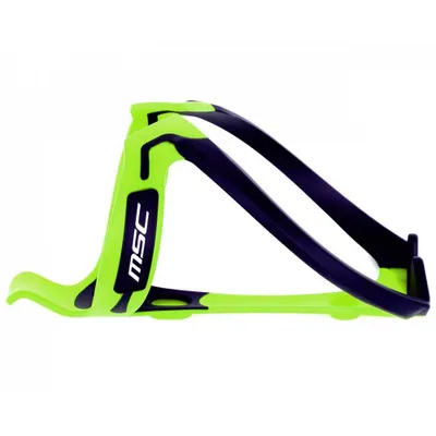 Produktbild von Msc Bottle Cage Polycarbonate Black / Green One Size