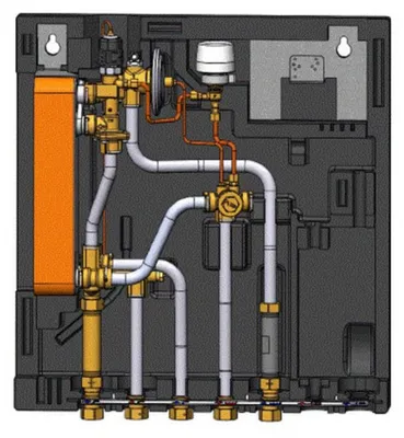 Produktbild von DANFOSS Wohnungsstation Evoflat WSS 1 ohne Heizung