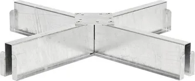 Produktbild von Suncomfort by Glatz  Sonnenschirmständer Ständerkreuz M4 für 12 Platten 40x40x4cm, 180kg Stahl feuerverzinkt, für Schirm Gastrofit 400x400cm