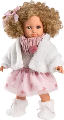 Image de Lortens 53542 Elena - Poupée réaliste au corps en tissu doux - 35 cm