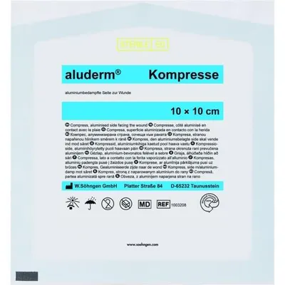 Produktbild von Söhngen aluderm Kompresse einzeln 10 x10 cm