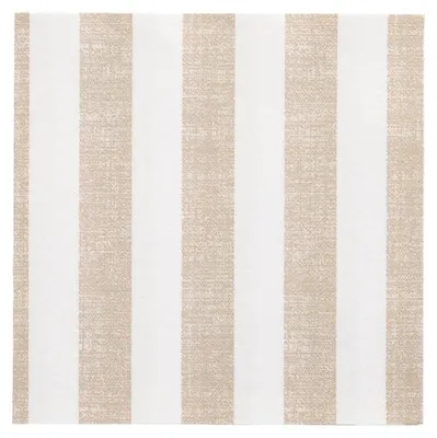 Produktbild von Servietten "ROYAL Collection" 1/4-Falz 40 cm x 40 cm sand "Lines"
