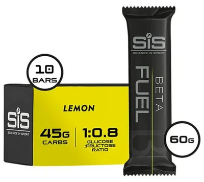 Image de Science in Sport Beta Fuel : Barres énergétiques – Citron – 10 x 60 g