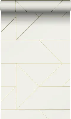Immagine prodotto di Origin Wallcoverings carta da parati linee grafiche beige e oro 53 cm x 10.05 m