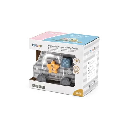 Produktbild von Ziehspielzeug-Sortierer für geometrische Formen PolarB Truck