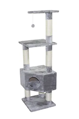 Produktbild von Nobby Etsch, Katzenkratzbaum, Freistehend, Grau, Plüsch, Sisal, 9 cm