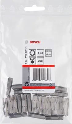 Produktbild von Schrauberbit Extra-Hart T40, 25 mm, 25er-Pack