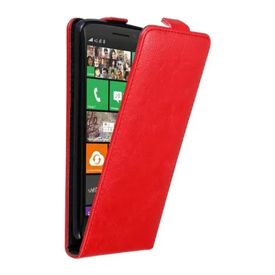 Obrázek produktu pro Cadorabo pouzdro pro Nokia Lumia 929 / 930 Protective Cover in Red Flip Case Obal na mobilní telefon