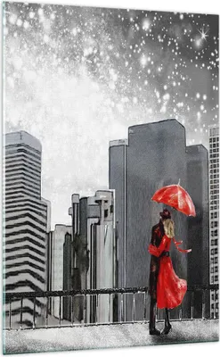 Produktbild von Bilder auf glas - Einteilig - Stadt Haus Straße - 70x100cm - Glasbilder - Wandbilder - Bilder - zum Aufhängen bereit - Wanddekoration aus Glas - Glas Bilder - Wandbild auf Glas - GPA70x100-3948