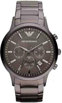 Produktbild von Emporio Armani AR2454 Renato Large mit grauem Zifferblatt, 43 mm