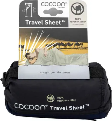 Produktbild von Cocoon Leicht-Reiseschlafsack, Rechteck, 220 x 90 cm, ägypt. Baumwolle, tuareg