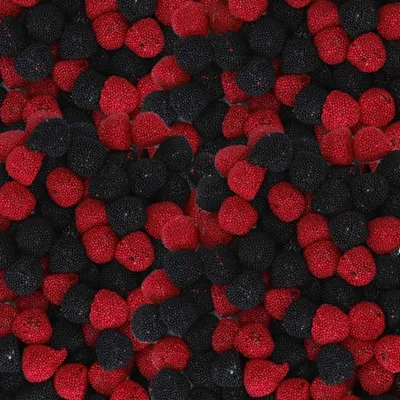 Produktbild von Yummi Yummi Fruchtgummi Himbeeren & Brombeeren 1kg