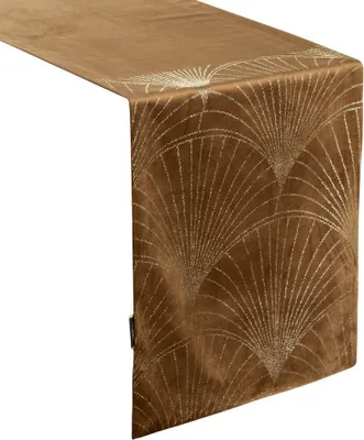 Zdjęcie produktu dla Eurofirany 389907, Prostokątny, Brązowy, Poliester, Bieżnik, 35 x 140 cm, 200 g