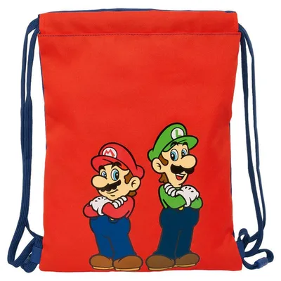Produktbild von Safta Super Mario 26x34x1 Cm Turnbeutel Orange  Kinder Orange One Size